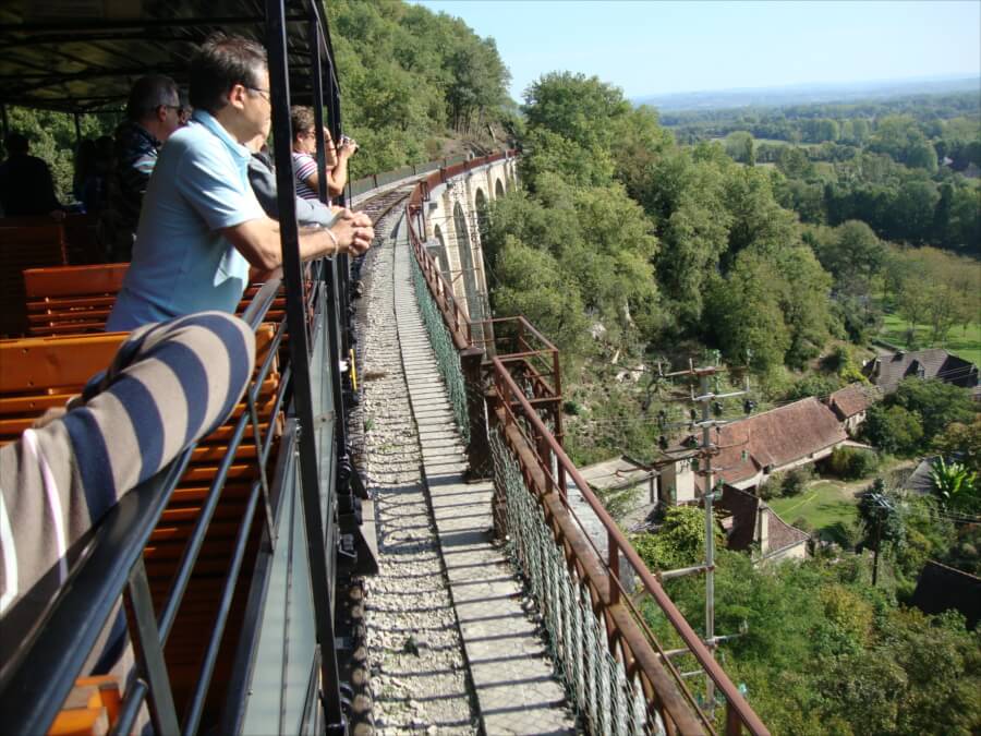 Parcours du chemin de fer touristique du Haut Quercy