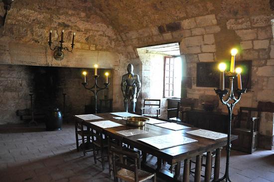 Intérieur du chateau Visite du chateau de Turenne