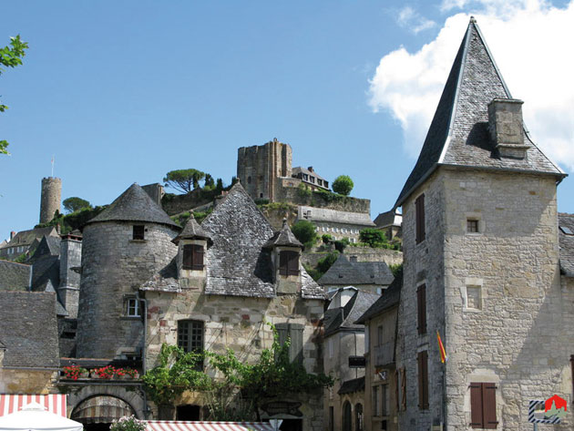 Vue de Turenne en Correze